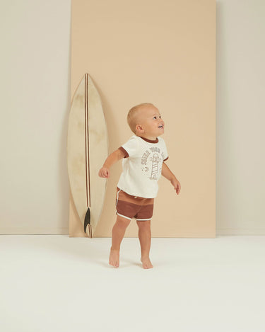 Rylee + Cru Swim Trunks, Colorblock